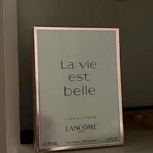 Lancome La Vie Est Belle Perfume with Pink Accents